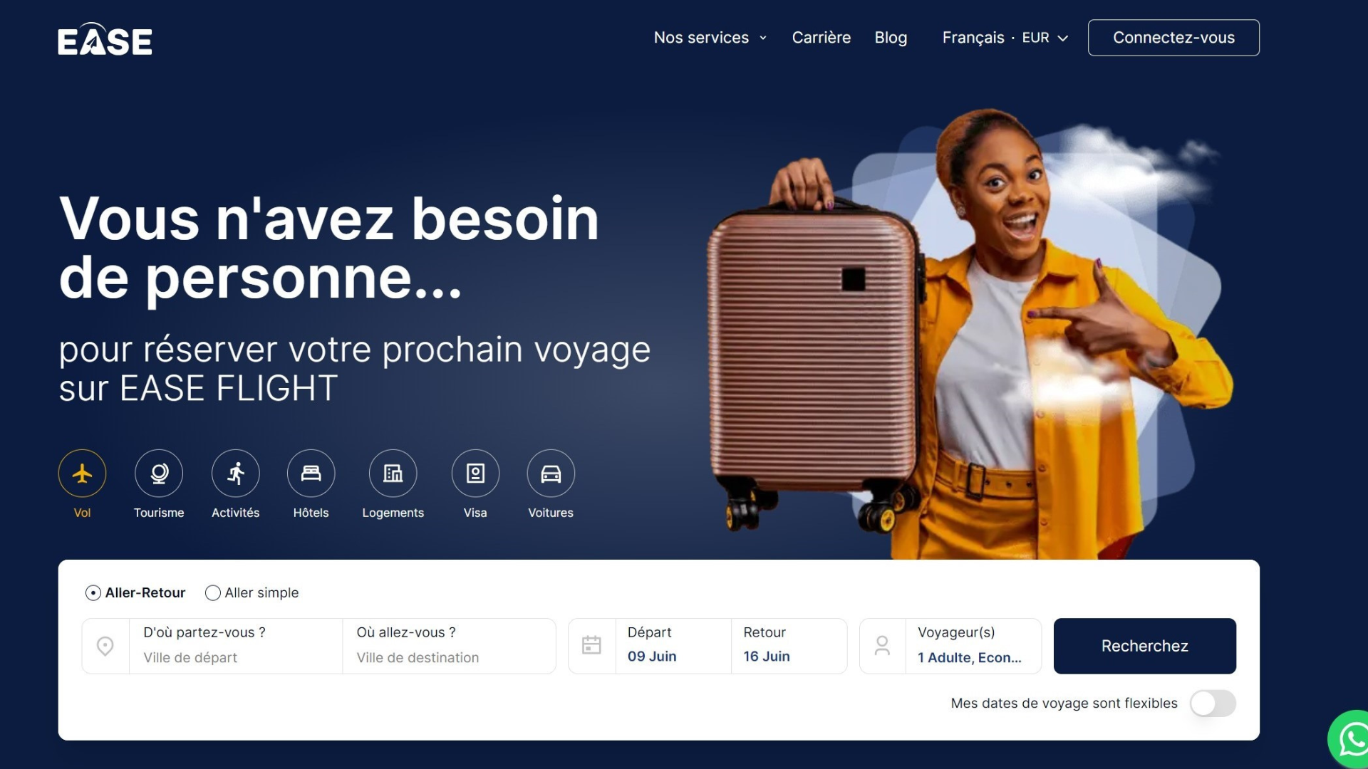 Ease Flight : la plateforme de comparateur de billets d’avion qui simplifie vos voyages